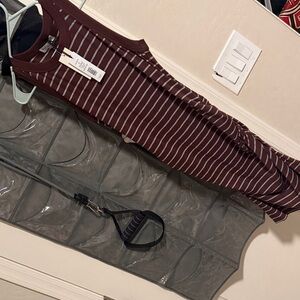 NWT Michael Stars dawn Striped Sleeveless Dress